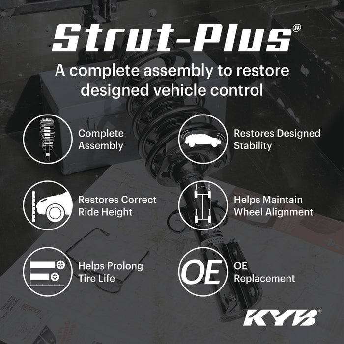 KYB 15-20 Toyota Sienna AWD Strut-Plus Assembly - Front Left
