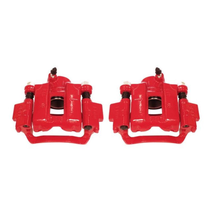 Power Stop 10-18 Lexus GX460 Rear Red Calipers w/Brackets - Pair