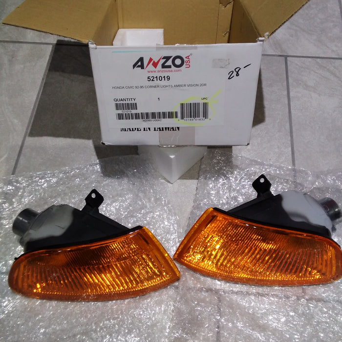 SALE - Honda Civic 92-95 2Dr Corner Lights (Amber Vision)