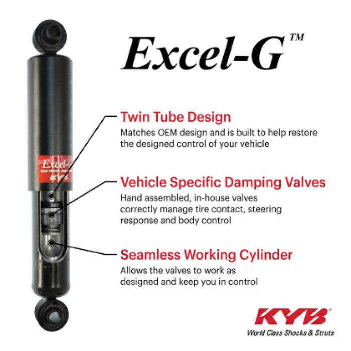 KYB 14-16 Acura MDX / 17-20 Acura MDX Base/SH-AWD / 16-22 Honda Pilot Excel-G Strut - Rear