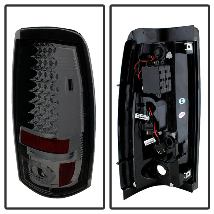 Spyder Chevy Silverado 1500 03-06 (Does Not Fit Stepside)LED Tail Lights Smke ALT-YD-CS03-LED-SM