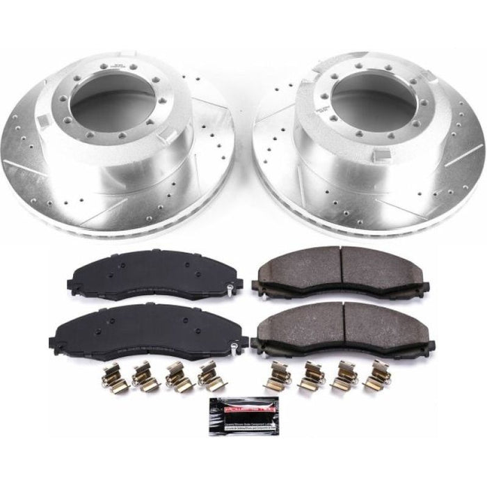 Power Stop 17-22 Ford F-550 Super Duty Rear Z36 Truck & Tow Brake Kit