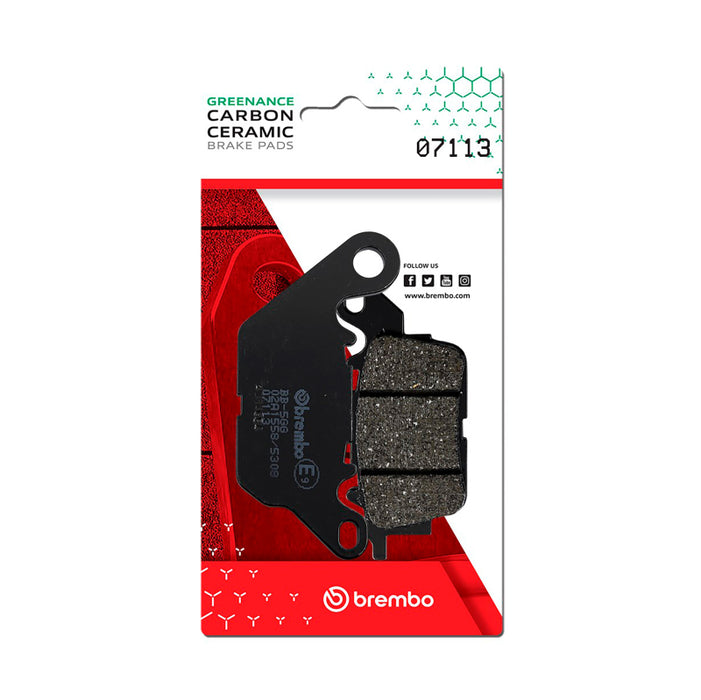 Brembo OE Yamaha DElight Carbon Ceramic Brake Pad - Front