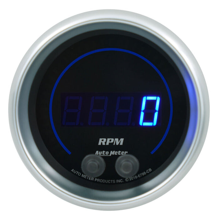 Autometer 85.7mm Black 0-16K RPM Tachometer Cobalt Elite Digital Gauge