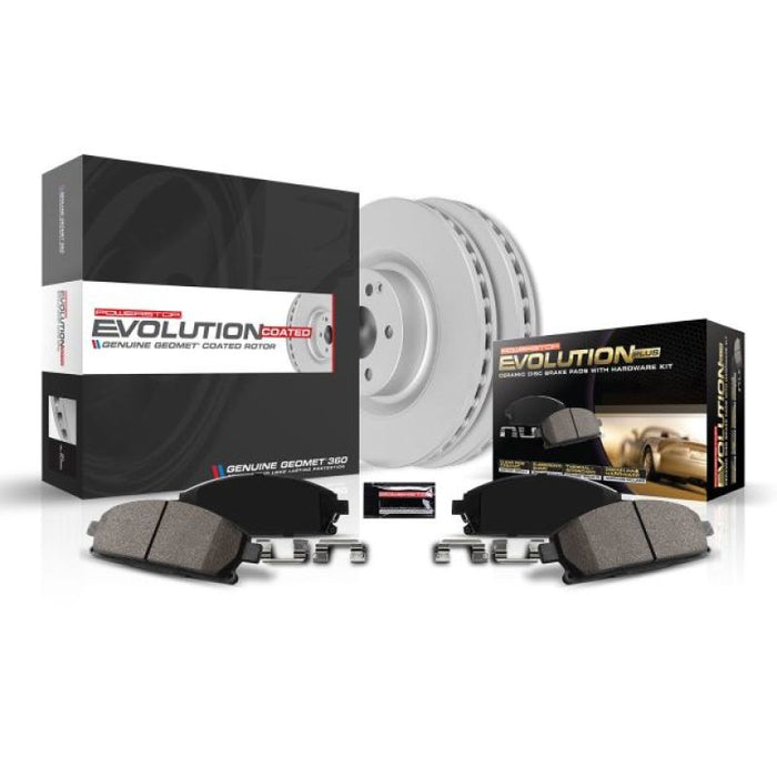 Power Stop 15-19 Cadillac Escalade Rear Z17 Evolution Geomet Coated Brake Kit