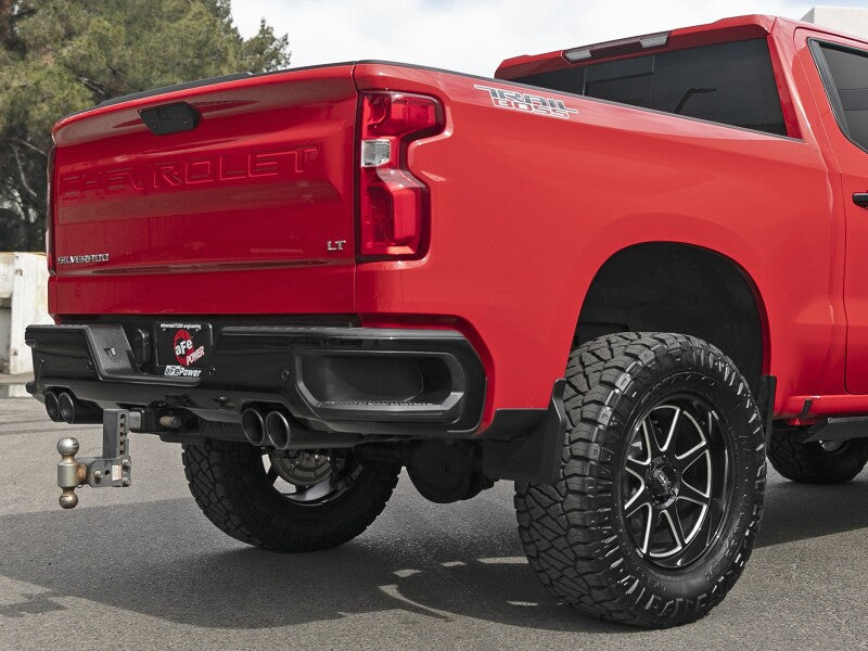 aFe 23-24 GM Trucks L6-3.0L (td) LZ0 Vulcan Series 3in 304 SS DPF-Back Exhaust System w/ Black Tip