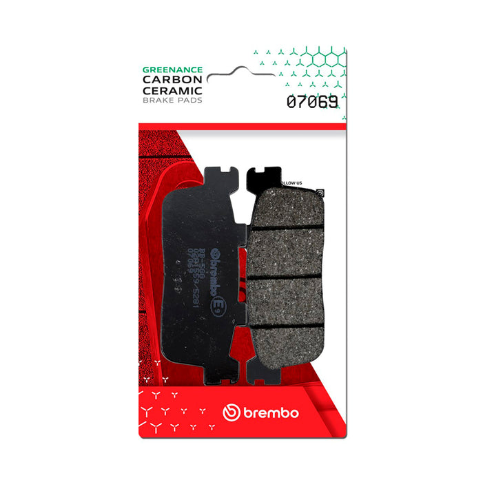 Brembo OE Kymco People/Kymco Xciting/Peugeot Xp Carbon Ceramic Brake Pad - Rear