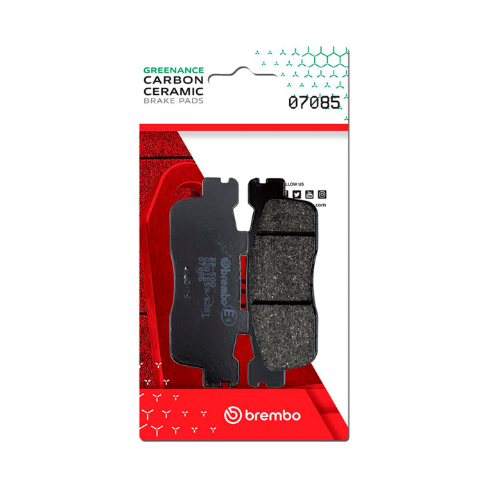 Brembo OE Kawasaki J/Kymco Agility/Kymco Downtown/Kymco X-Town Carbon Ceramic Brake Pad - Rear