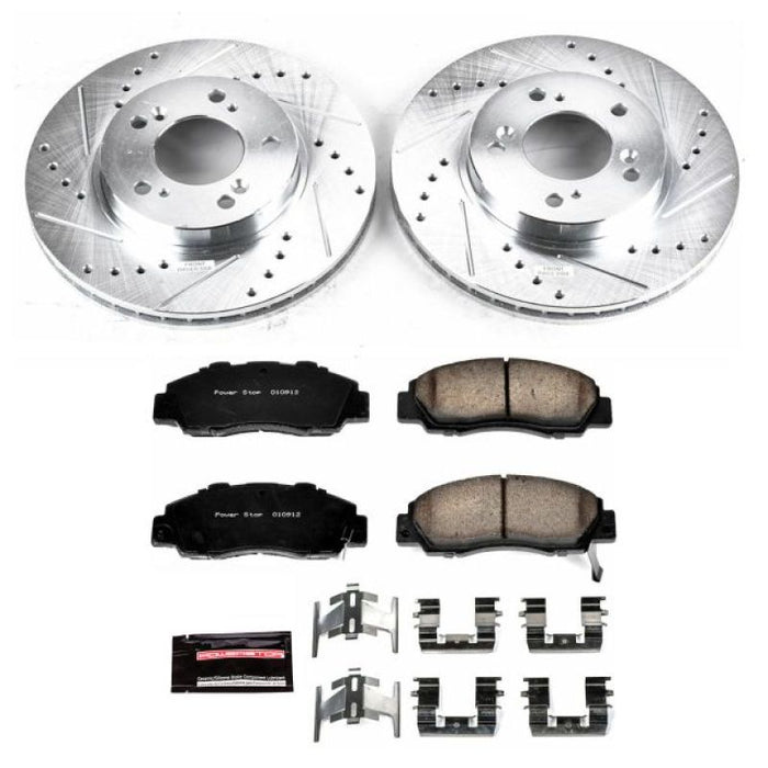 Power Stop 97-01 Acura Integra Front Z23 Evolution Sport Brake Kit