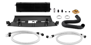 Mishimoto 2018+ Ford Mustang GT Thermostatic Oil Cooler Kit - Black