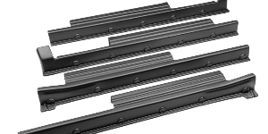 Bushwacker 07-21 Toyota Tundra CrewMax Trail Armor Rocker Panel 4pc - Tex. Black