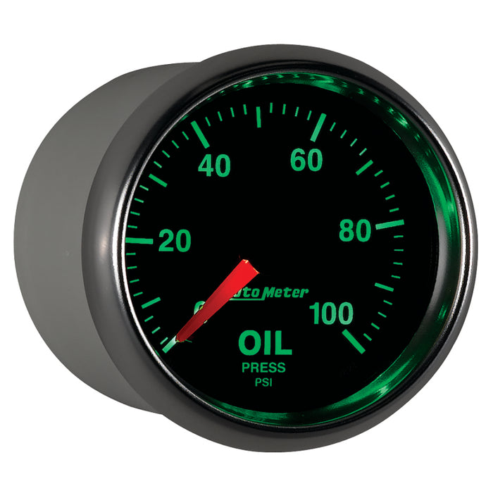 Autometer GS 52mm 0-100 PSI Mechanical Oil Pressure Gauge