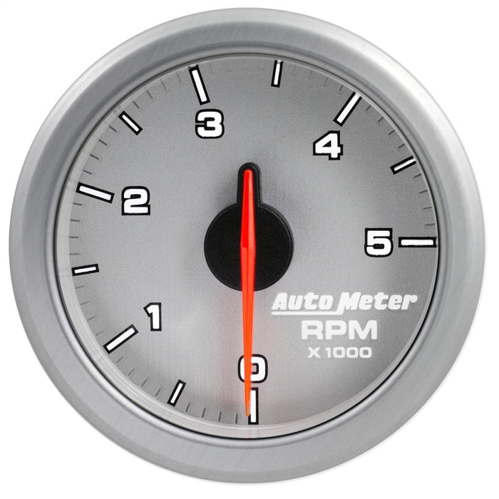 Autometer Airdrive 2-1/6in Tachometer Gauge 0-5K RPM - Silver