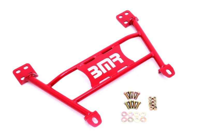 BMR 05-14 S197 Mustang Radiator Support Chassis Brace - Red