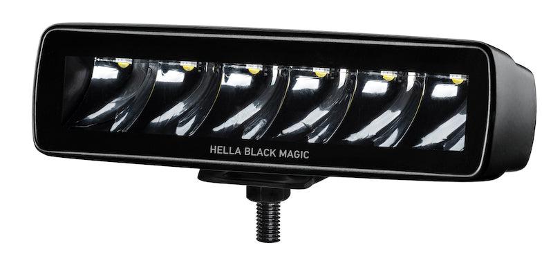 Hella Universal Black Magic 6 L.E.D. Mini Light Bar - Spot Beam