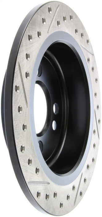 StopTech 07-09 Mini Cooper/Cooper S Slotted & Drilled Left Rear Rotor