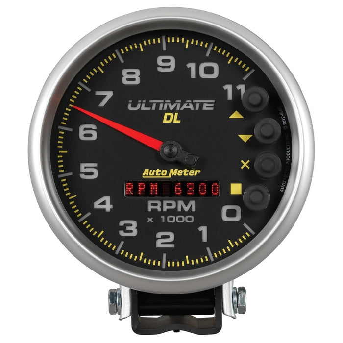 Autometer 5 inch Ultimate DL Playback Tachometer 11000 RPM - Black