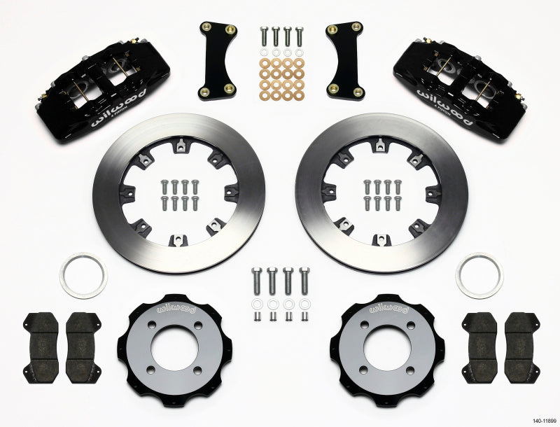 Wilwood Dynapro 6 Front Hat Kit 12.19in 2011 Fiesta