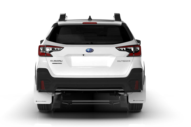 Rally Armor 20-25 Subaru Outback Black UR Mud Flap w/White Logo