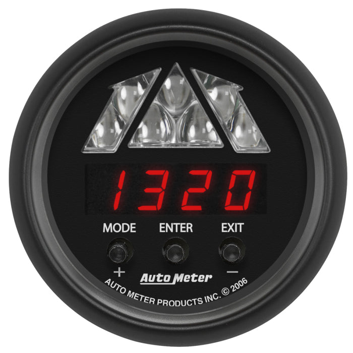 Autometer Z-Series 2-1/16in Tachometer Digital 16000 RPM w/ LED Shift Light