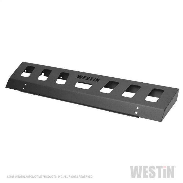 Westin 18-19 Jeep Wrangler JL Front Bumper Skid Plate - Textured Black