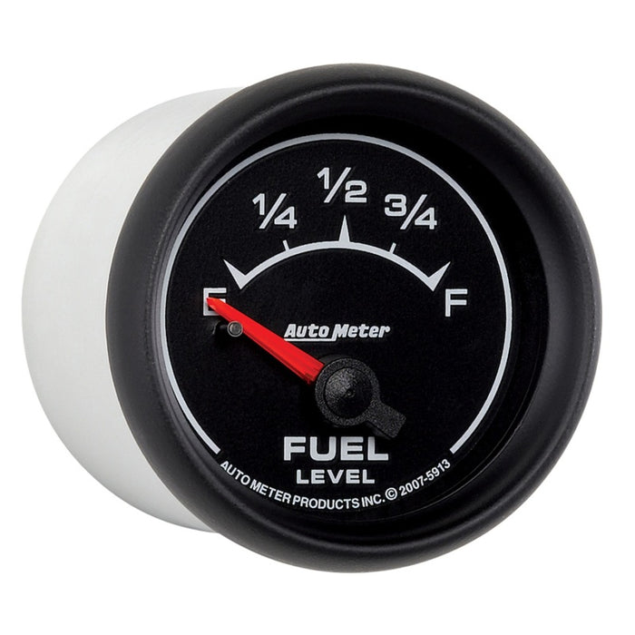 AutoMeter Gauge Fuel Level 2-1/16in. 0 Ohm(e) to 90 Ohm(f) Elec Es