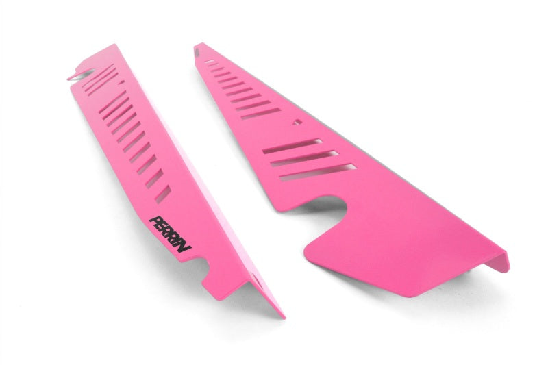 Perrin 2015+ Subaru WRX/STI Fender Shroud Set - Hyper Pink