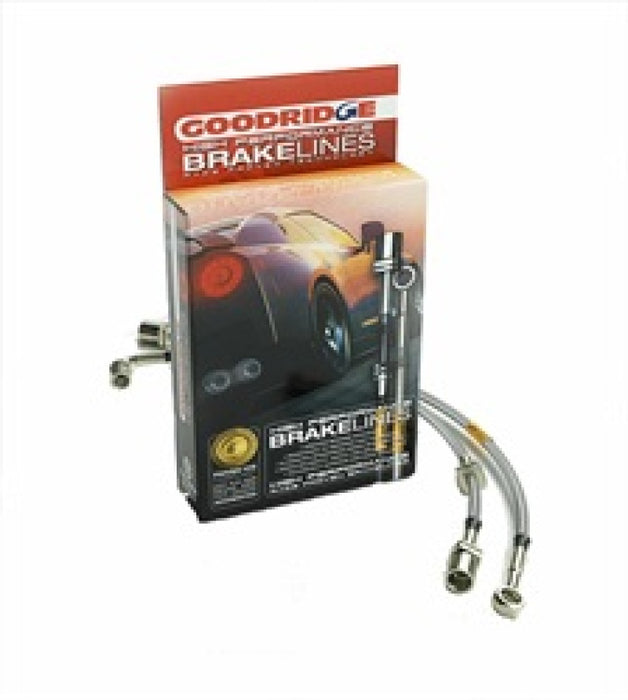 Goodridge 13-17 Honda Accord Stainless Steel Brake Line Kit