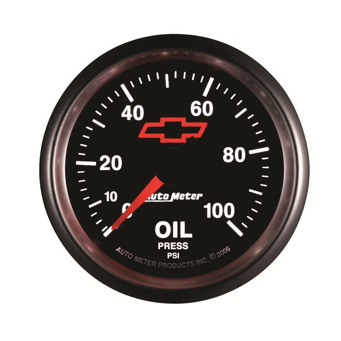 Autometer Sport-Comp II GM 52mm 0-100 PSI Mechanical Oil Pressure Gauge