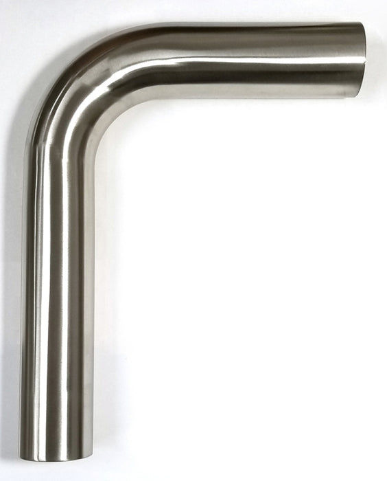 Stainless Bros 3in Diameter 1.5D / 4.5in CLR 90 Degree Bend 5in leg/8in leg Mandrel Bend