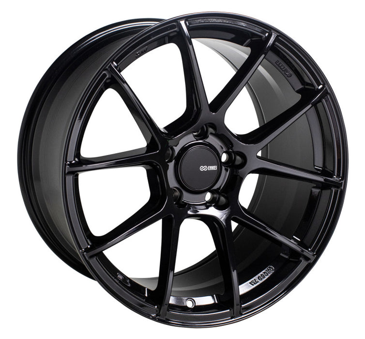 Enkei TS-V 18x8.5 5x114.3 45mm Offset 72.6mm Bore Gloss Black Wheel