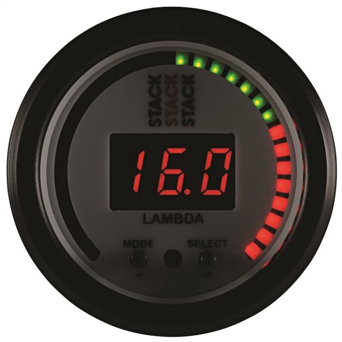 Autometer Stack 52mm Pro-Control Wideband Air/Fuel Ratio (Lambda) Gauge - White