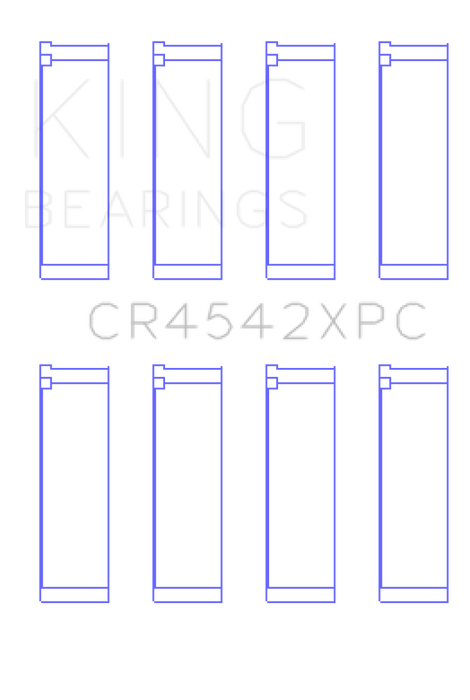 King Honda K-Series pMaxKote Performance Rod Bearing Set - Size STD