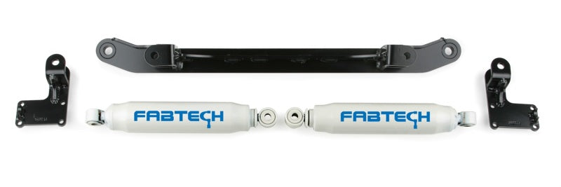 Fabtech 07-14 GM C/K1500 2WD/4WD Dual Steering Stabilizer System w/Perf. Shocks