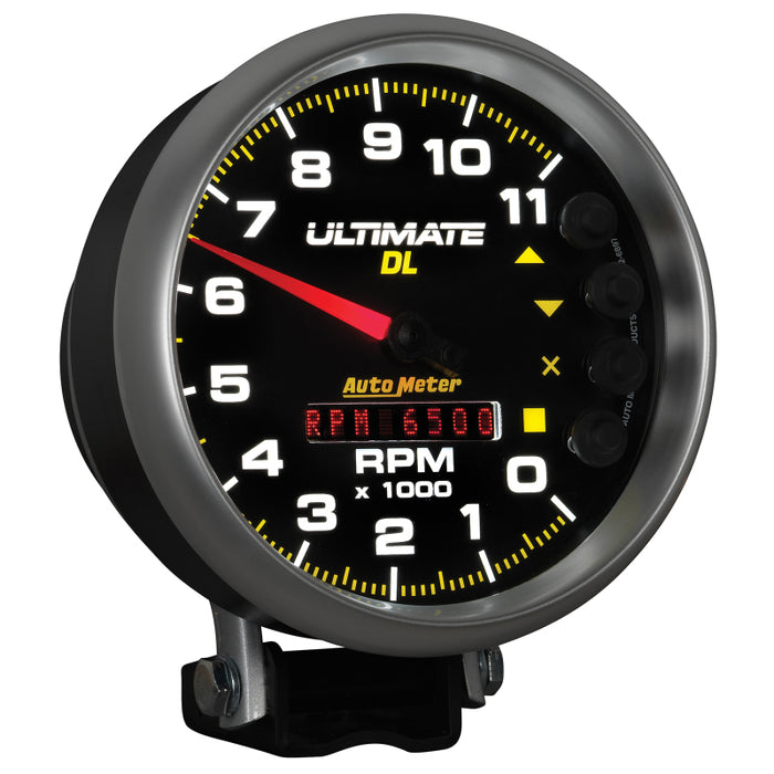 Autometer 5 inch Ultimate DL Playback Tachometer 11000 RPM - Black