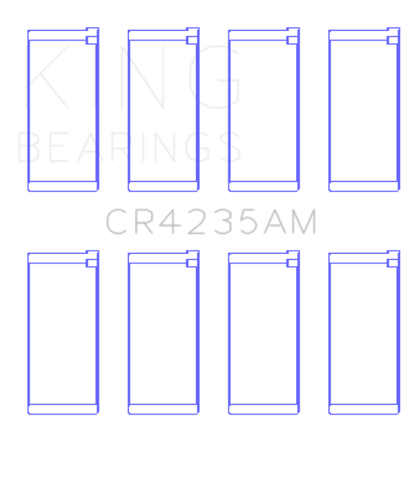 King Hyundai 2.0L G4GC Rod Bearing Set - Size STD