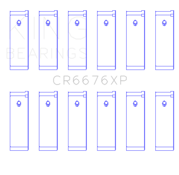 King Nissan VG30DE/VG30DETT/VG30E/VG30T Performance Rod Bearing Set - Size STD