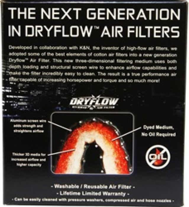 AEM Dryflow Conical Air Filter 5.5in Base OD / 4.75in Top OD / 5in Height