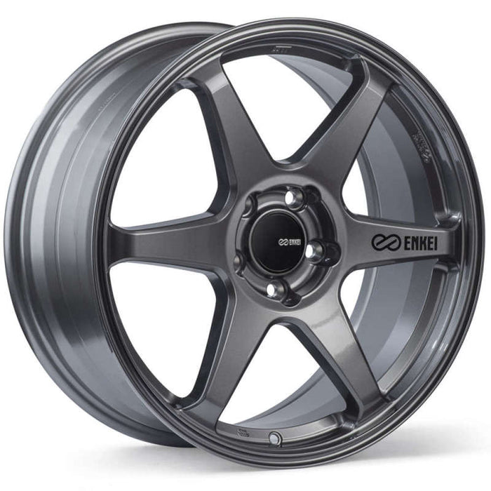 Enkei T6R 18x9.5 45mm Offset 5x120 Bolt Pattern 72.6 Bore Gloss Gunmetal Wheel