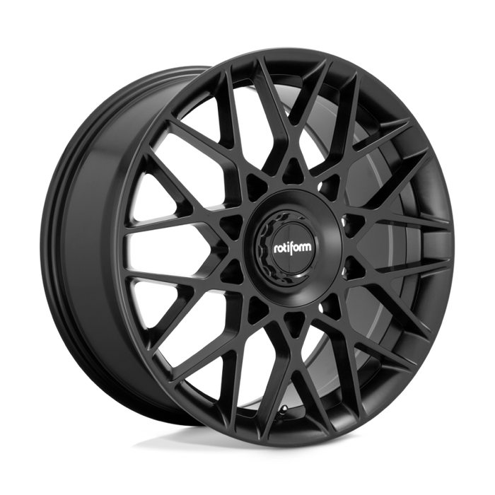 Rotiform R165 BLQ-C Wheel 19x8.5 5x108/5x114.3 35 Offset - Matte Black