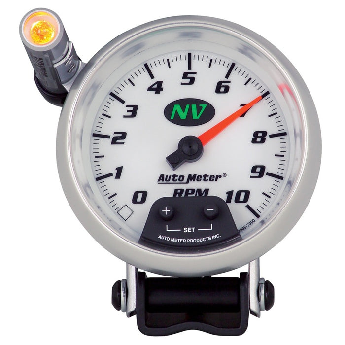 Autometer Quick Lite 3 3/4in 10k RPM Pedestal Tachometer w/ ext.