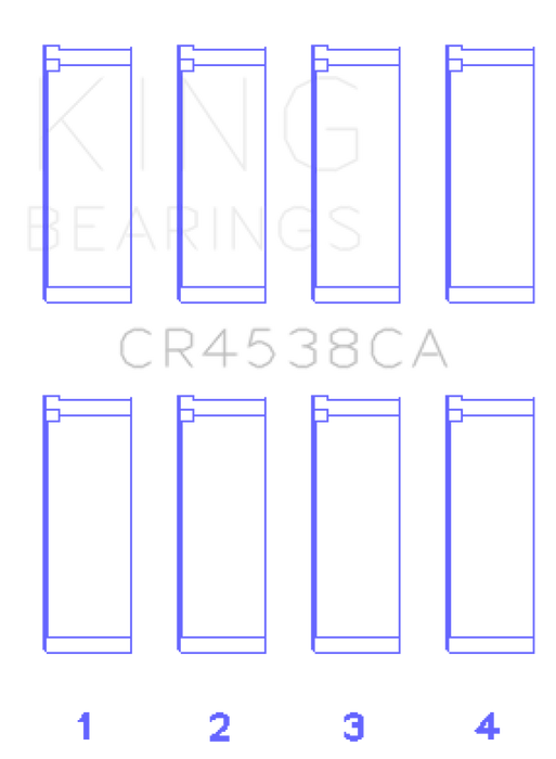 King Mini Cooper S/Cooper S Conv/Works W11B16A Rod Bearing Set - Size STD