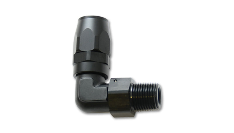 Vibrant Male NPT 90 Degree Hose End Fitting -10AN - 1/2 NPT